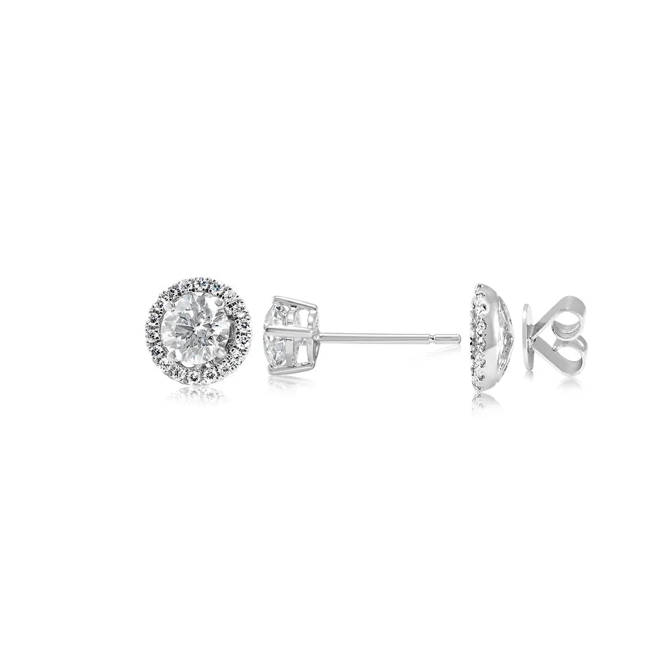 The Lannii - 14K Gold Diamond Earrings