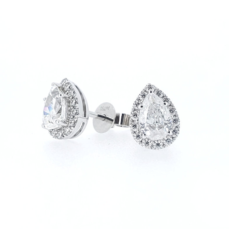 The Nancii - 14K Gold Diamond Earrings