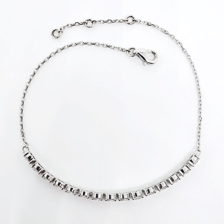 The Ollieii - 14k Gold Diamond Bracelet