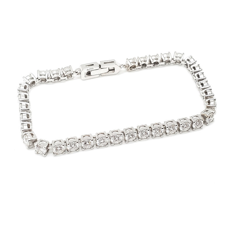 The Ollii - 14k Gold Diamond Bracelet