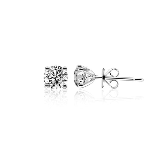 The Evii - 14K Gold Diamond Earrings