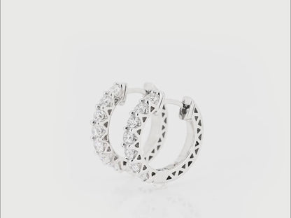 The Annii - 14K Gold Diamond Earrings